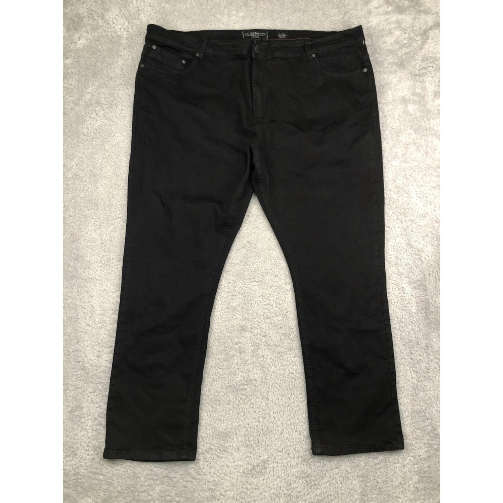 PD&C Jeans Men's 42x30 Black Stretch Straight High Rise